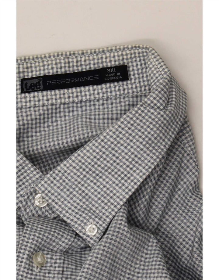 Lee Mens Shirt 3XL Blue Check