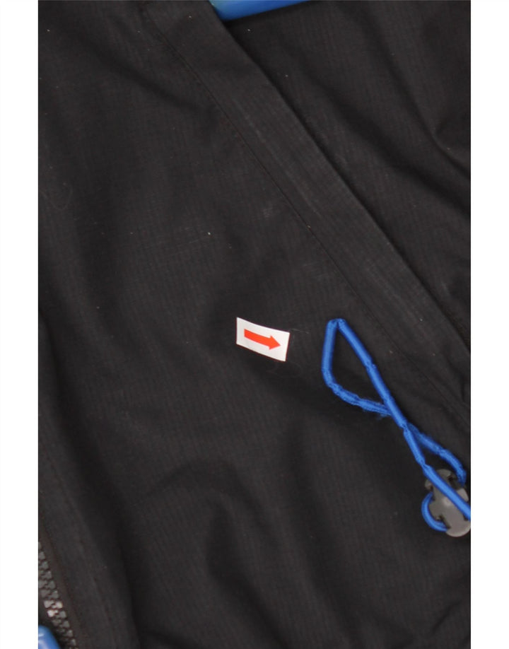 SUPERDRY Mens Windcheater Hooded Windbreaker Jacket UK 38 Medium Black