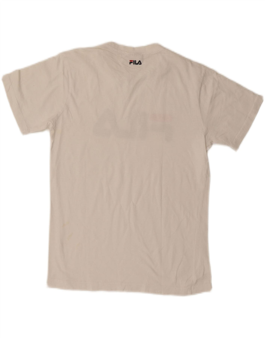 FILA Mens Graphic T-Shirt Top XS White