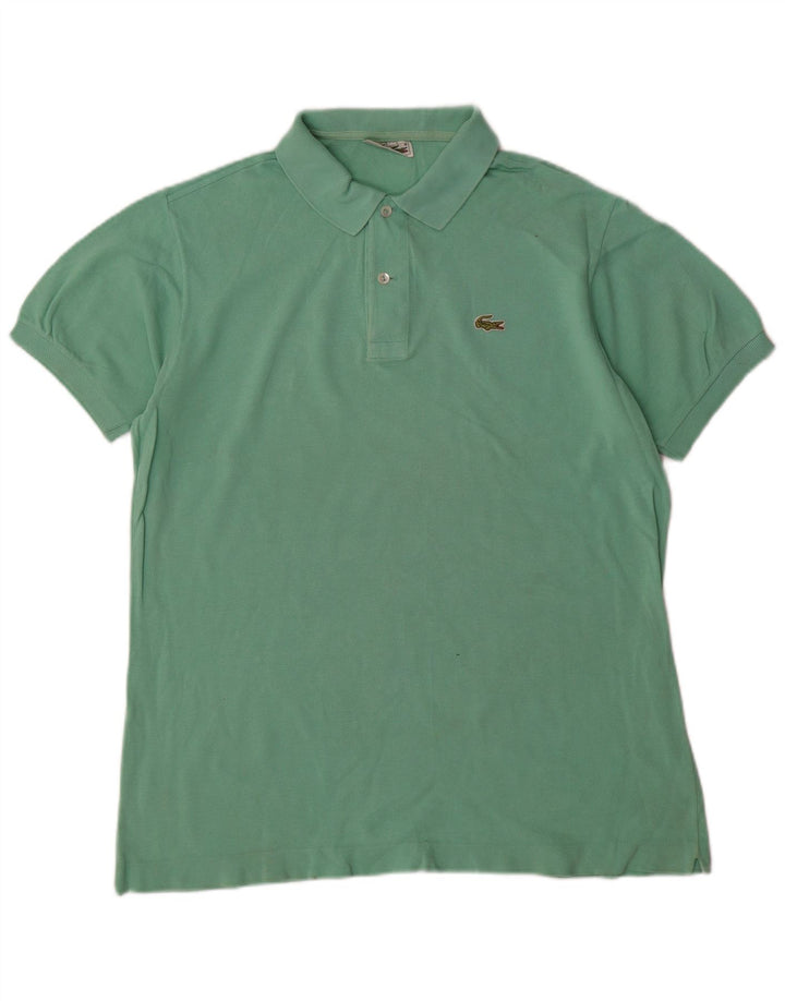 Lacoste Mens Polo Shirt Size 5 Large Green Cotton