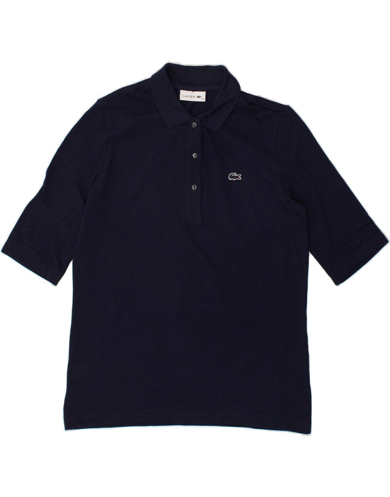 LACOSTE Womens Polo Shirt Size 40 Medium Navy Blue Cotton | Vintage Lacoste | Thrift | Second-Hand Lacoste | Used Clothing | Messina Hembry 
