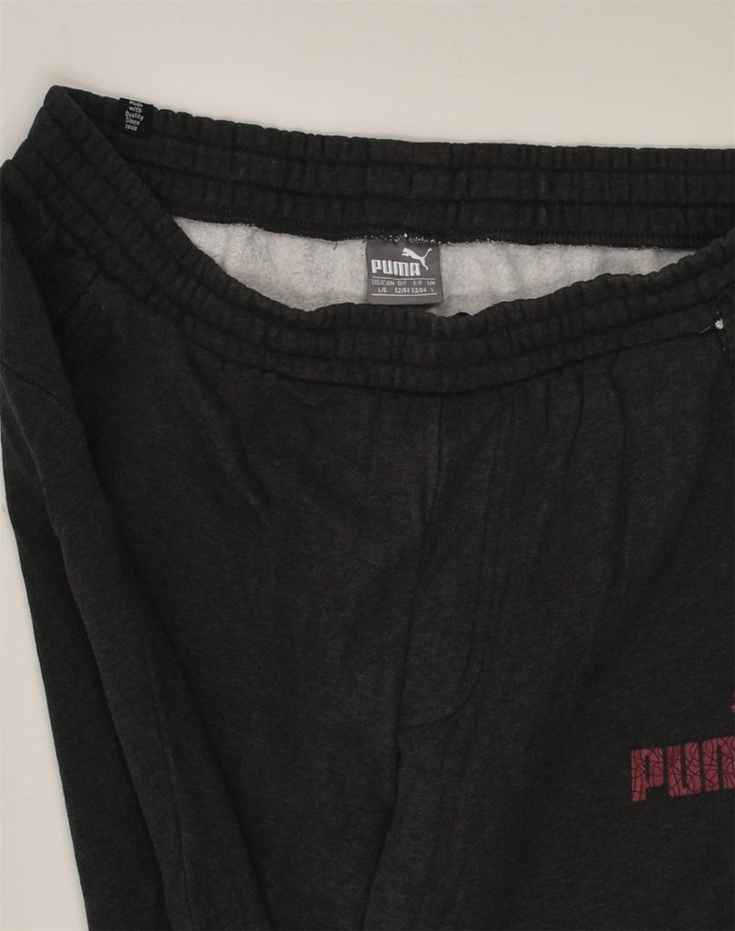 PUMA Mens Capri Tracksuit Trousers Large Grey | Vintage Puma | Thrift | Second-Hand Puma | Used Clothing | Messina Hembry 