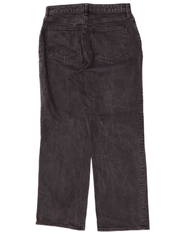 Abercrombie & Fitch Womens High Waist Jeans US 10 Large W30 L30 Grey