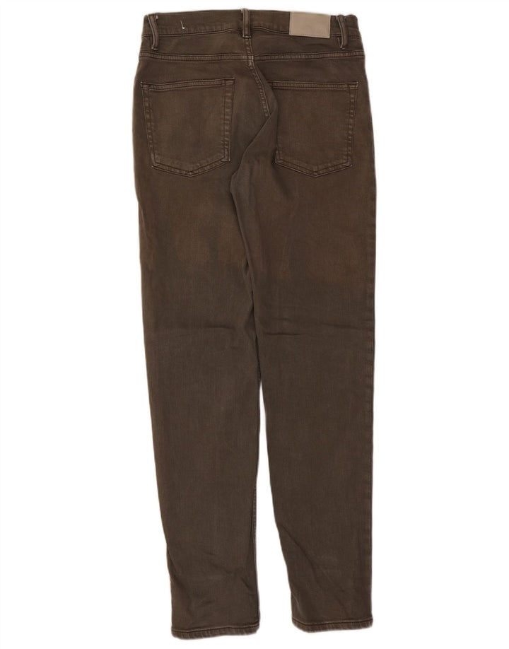 Zara Mens Tapered Jeans EU 40 Medium W31 L31 Brown