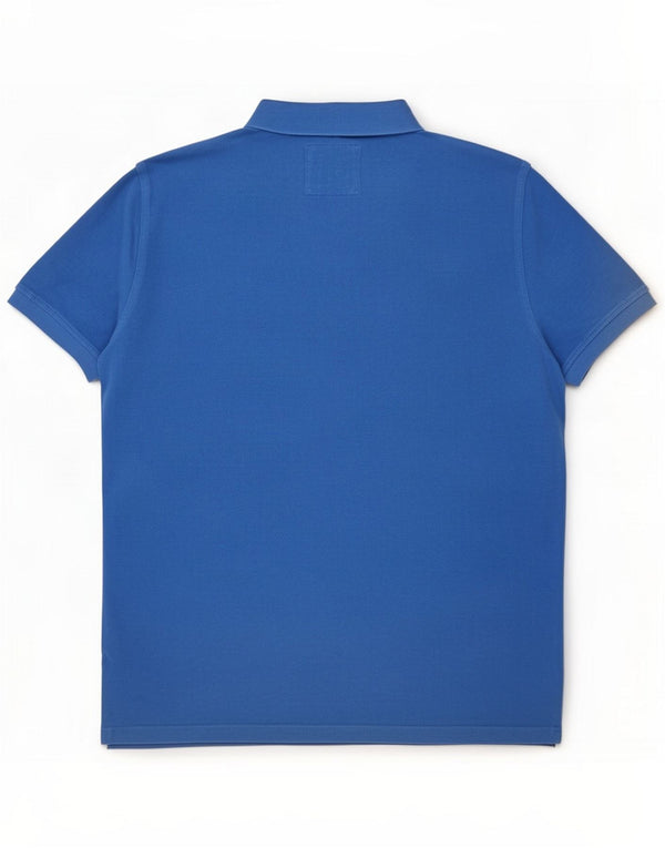 Crew Clothing Mens Polo Shirt Large Blue Cotton