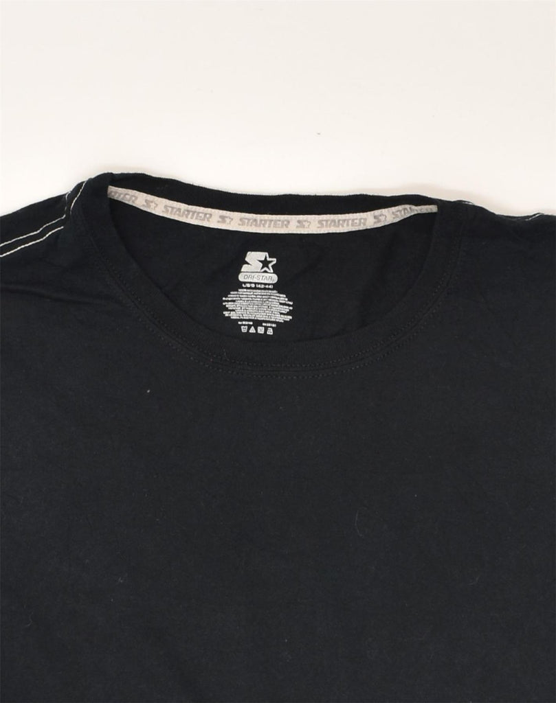 STARTER Mens T-Shirt Top Large Black Cotton | Vintage Starter | Thrift | Second-Hand Starter | Used Clothing | Messina Hembry 