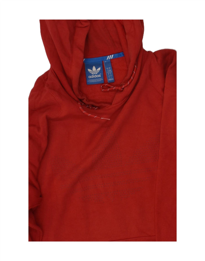 ADIDAS Mens Graphic Hoodie Jumper Large Red Cotton | Vintage Adidas | Thrift | Second-Hand Adidas | Used Clothing | Messina Hembry 