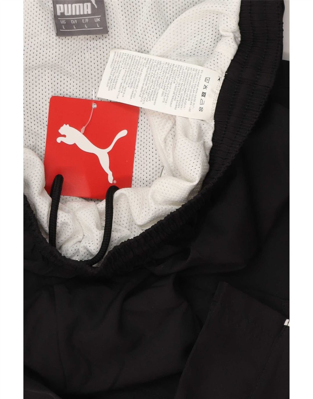 Puma Mens Sport Shorts Large Black Polyester