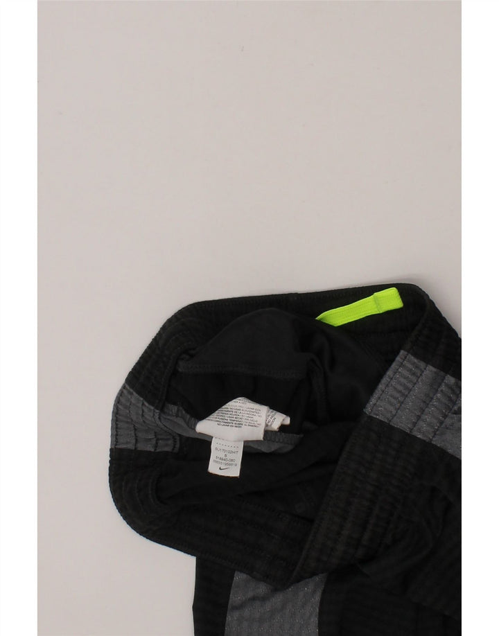 NIKE Boys Sport Shorts 8-9 Years Small Black Colourblock Polyester Vintage Nike and Second-Hand Nike from Messina Hembry 