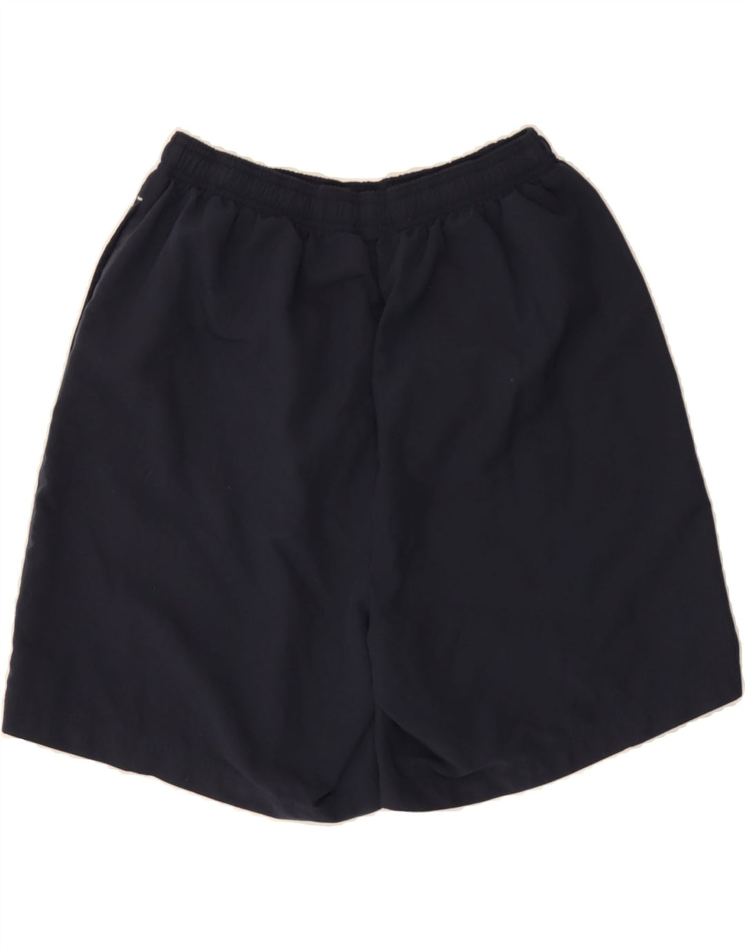 REEBOK Mens Graphic Sport Shorts Medium  Navy Blue Polyester Vintage Reebok and Second-Hand Reebok from Messina Hembry 