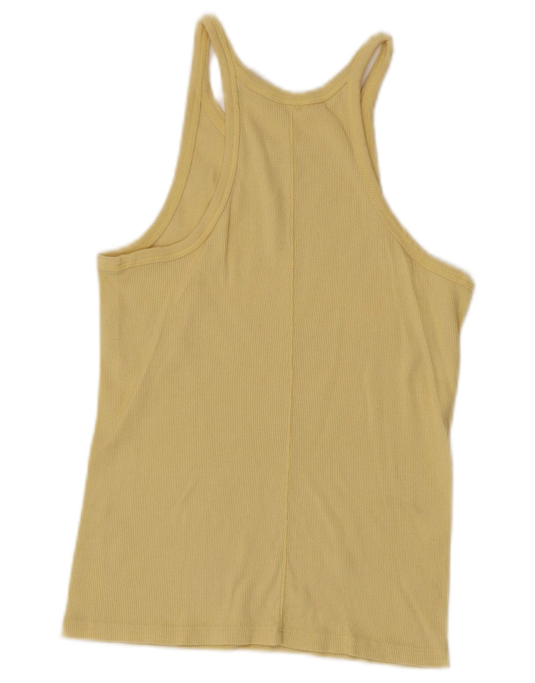 Levi's Womens Vest Top UK 12 Medium Yellow