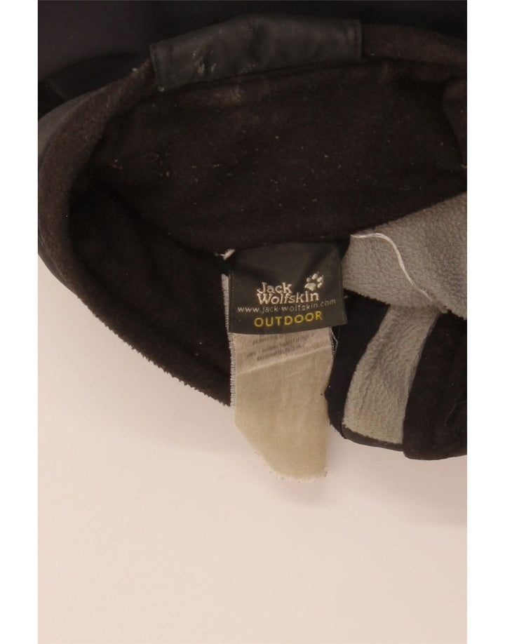 Jack Wolfskin Mens Windbreaker Jacket UK 40/42 Medium Black Polyester