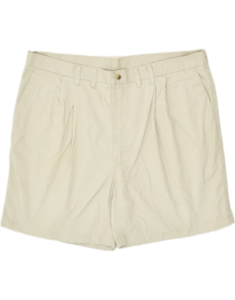 WRANGLER Mens Chino Shorts W44 2XL  Beige Cotton | Vintage Wrangler | Thrift | Second-Hand Wrangler | Used Clothing | Messina Hembry 