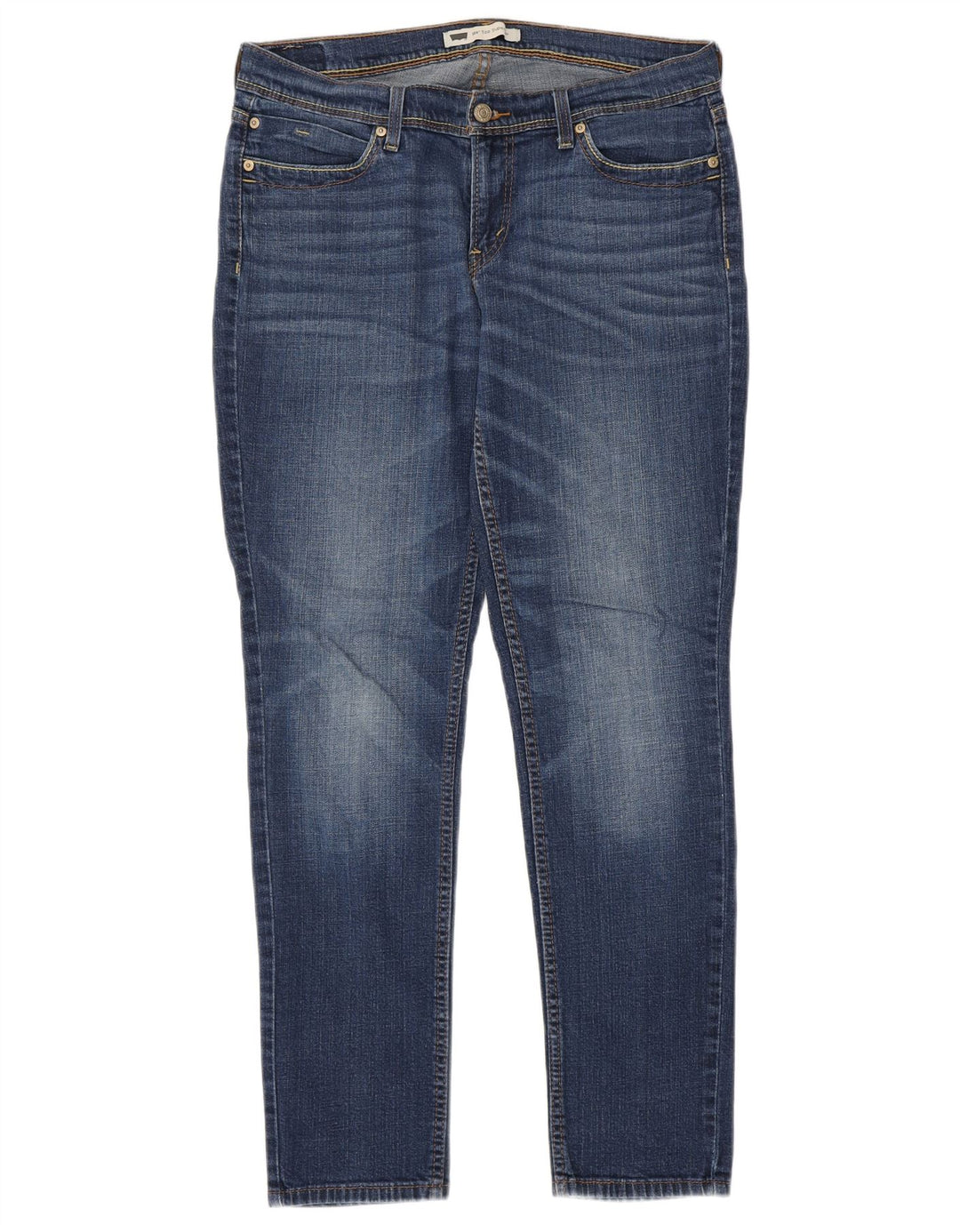 Levi's Womens 524 Super Low Slim Jeans W32 L31 Blue