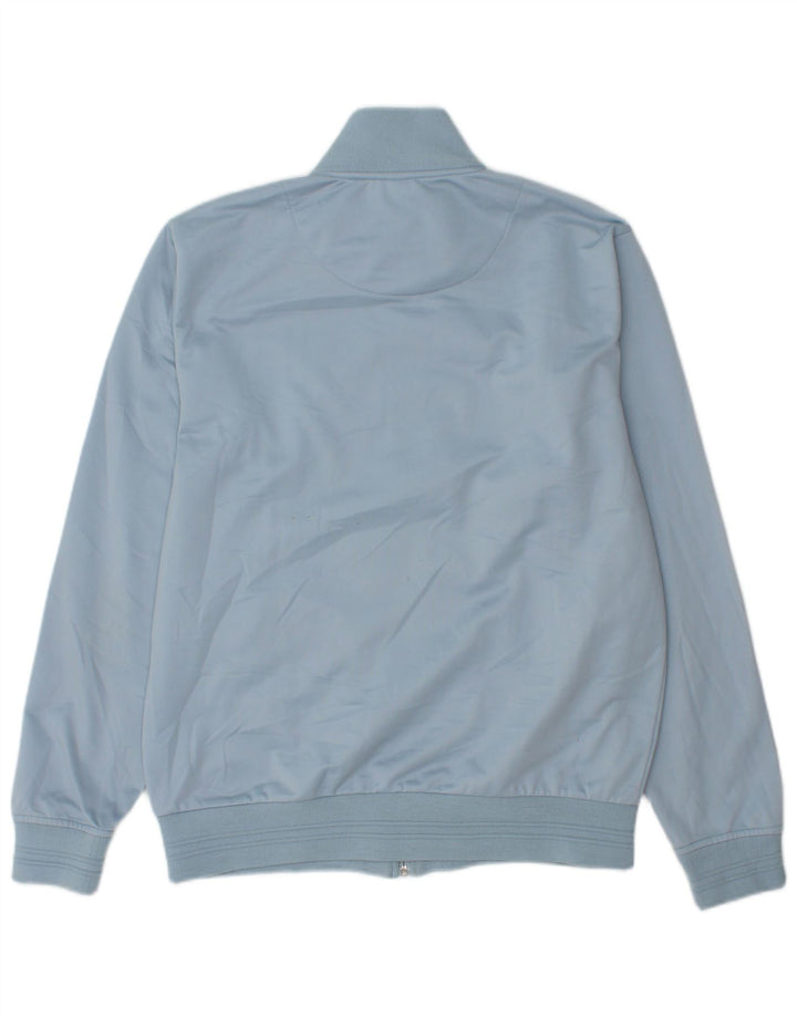 Asics Mens Tracksuit Top Jacket Medium Blue Polyester