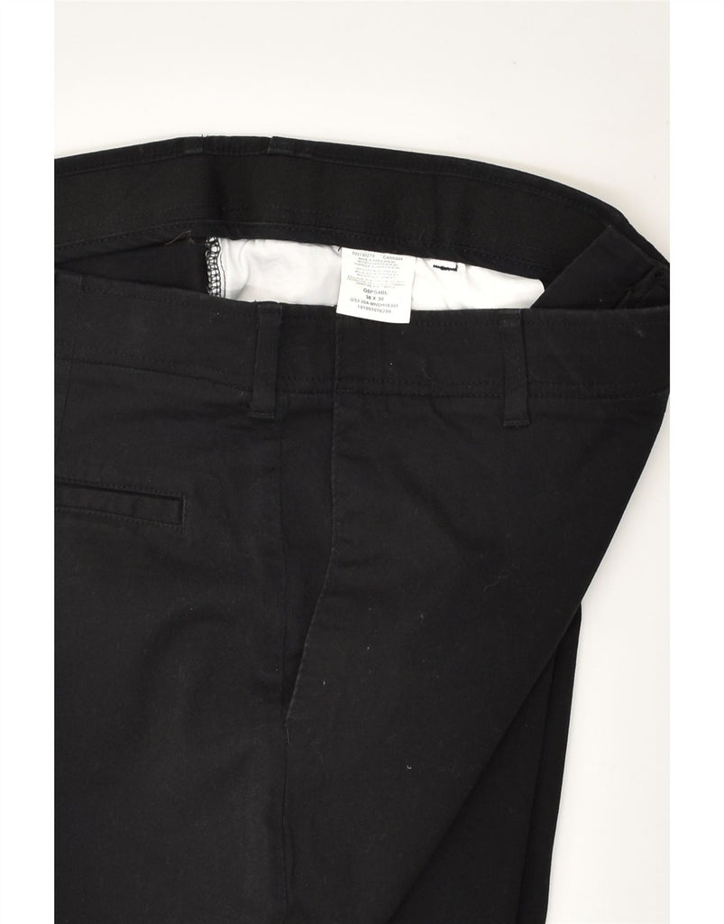 WRANGLER Mens Straight Casual Trousers W38 L30 Black Cotton | Vintage Wrangler | Thrift | Second-Hand Wrangler | Used Clothing | Messina Hembry 