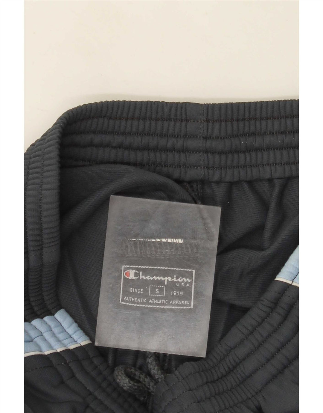 Champion Mens Tracksuit Trousers Small Grey Colourblock Polyester