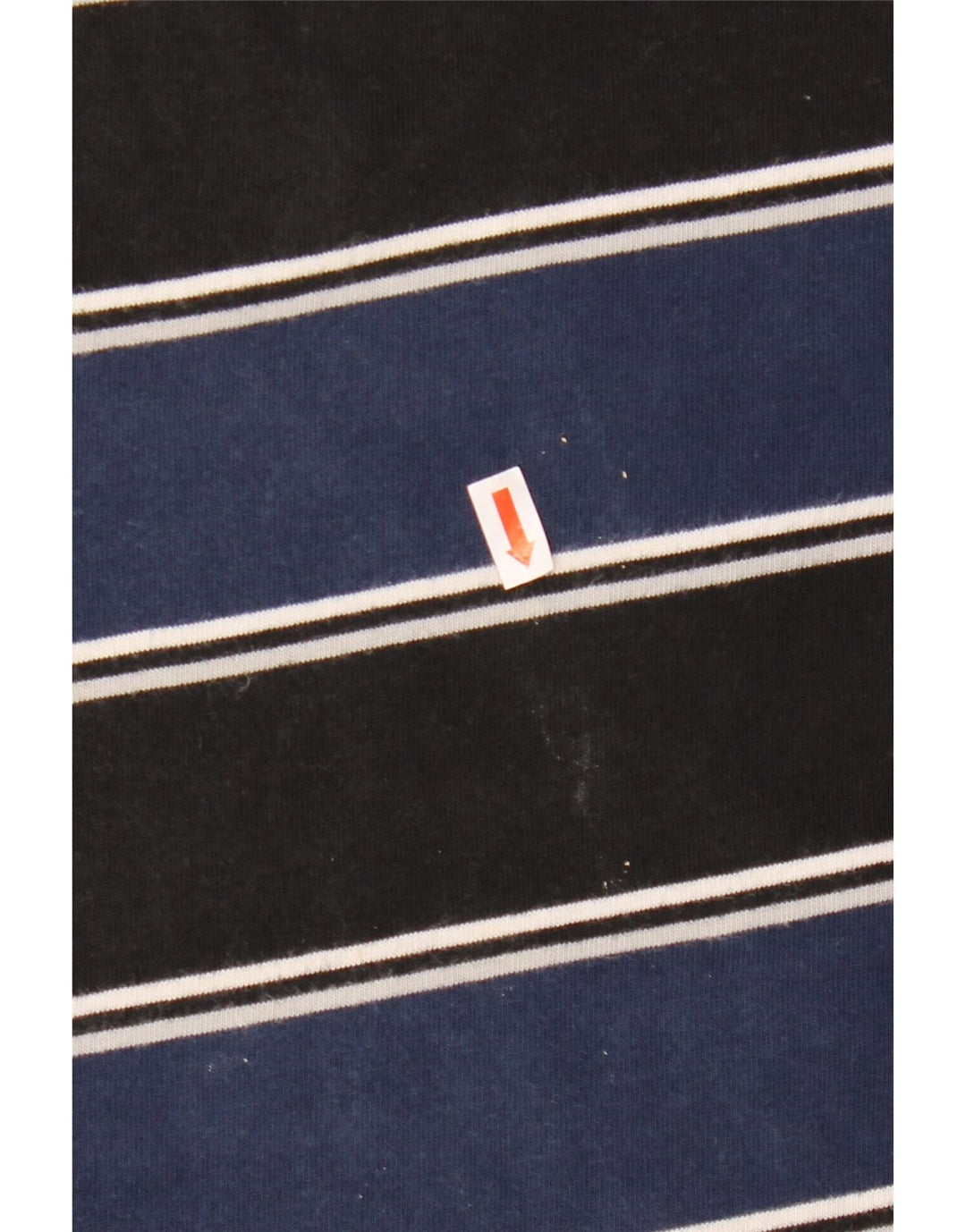 Levi's Mens T-Shirt Top Large Navy Blue Striped Cotton