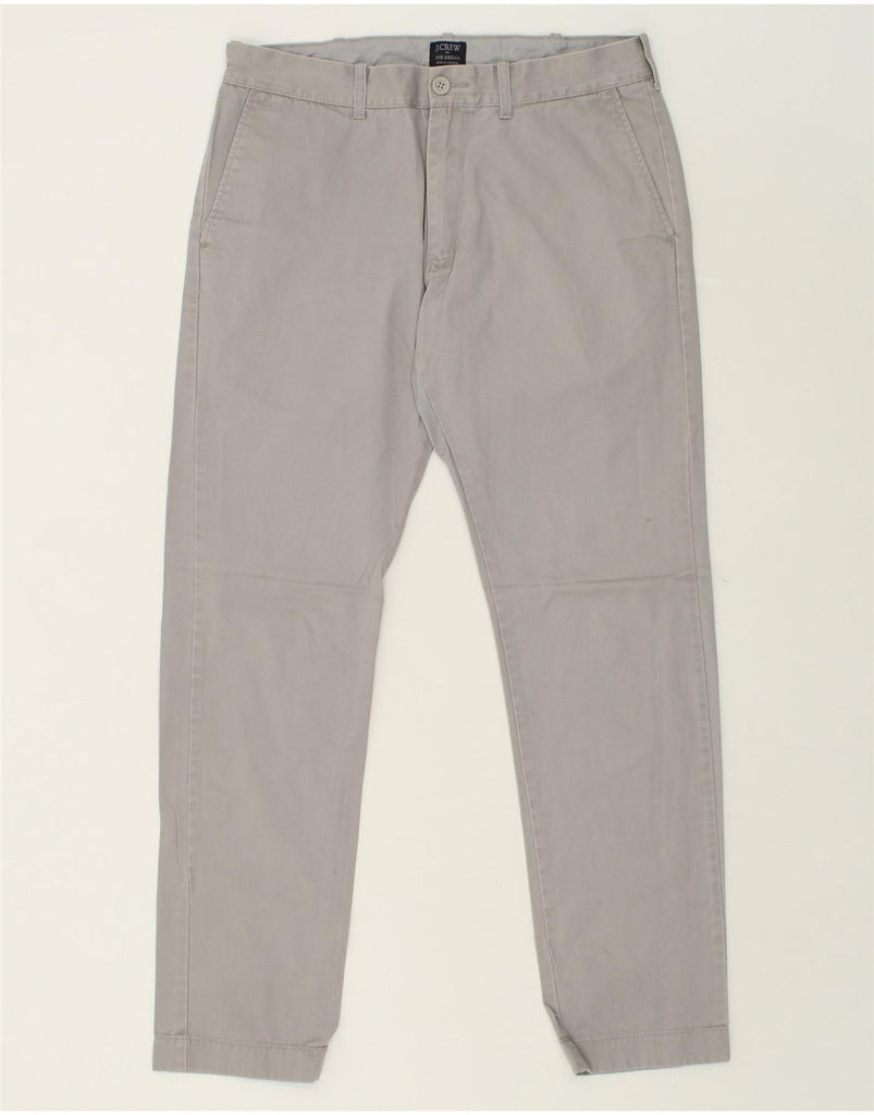 J. CREW Mens The Driggs Tapered Chino Trousers W32 L32 Grey Cotton | Vintage J. Crew | Thrift | Second-Hand J. Crew | Used Clothing | Messina Hembry 