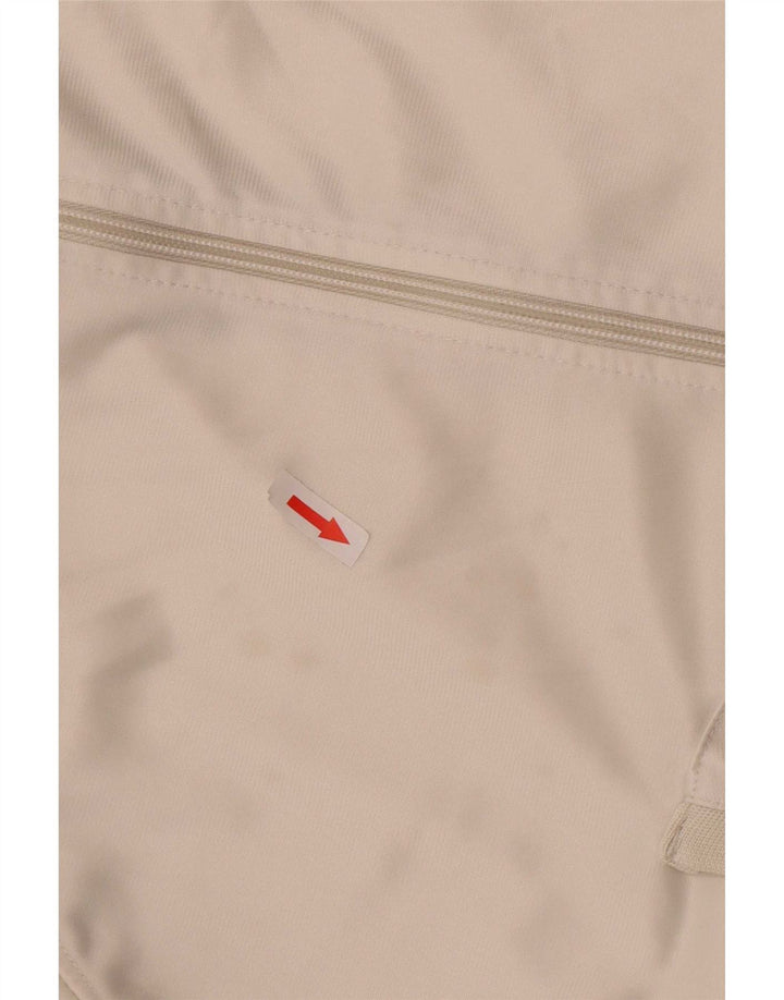 Diadora Womens Tracksuit Top Jacket UK 6 XS Off White Polyester