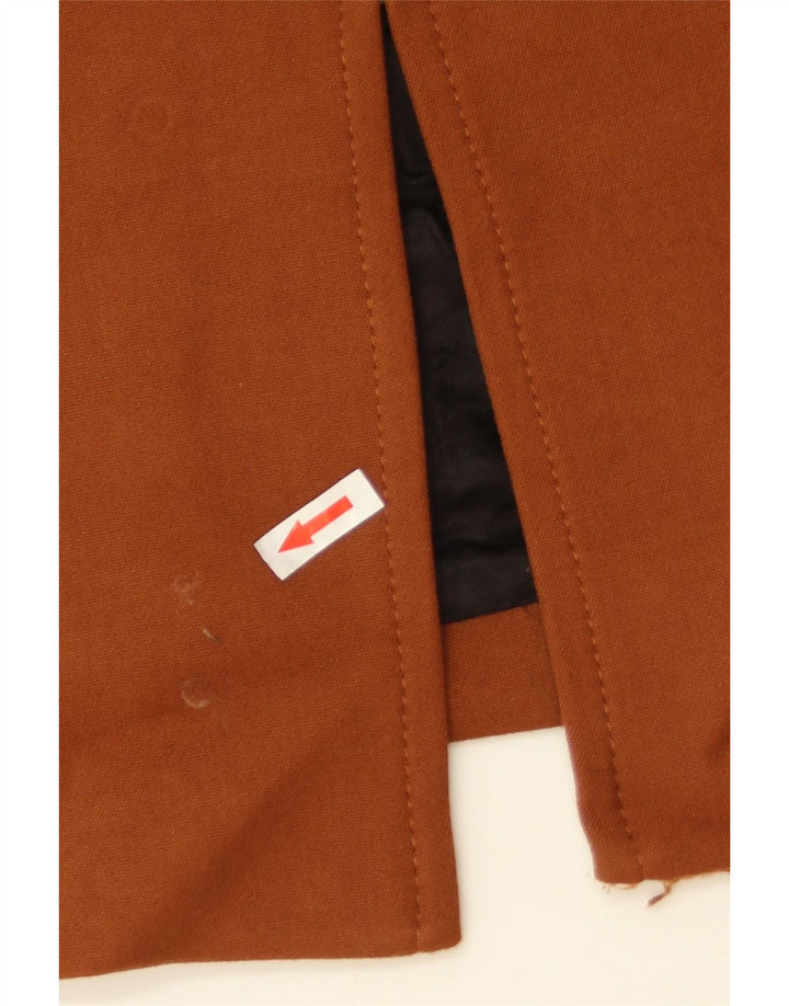 Zara Womens Overcoat UK 18 XL Brown Polyester