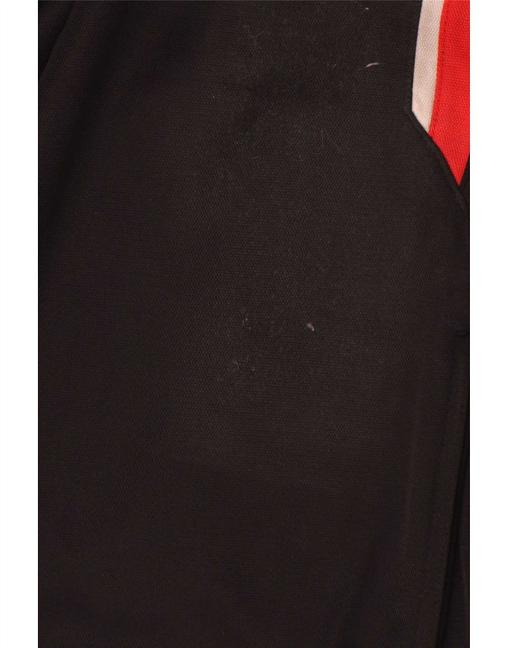 Umbro Mens Tracksuit Trousers Joggers Large Black Colourblock Polyester