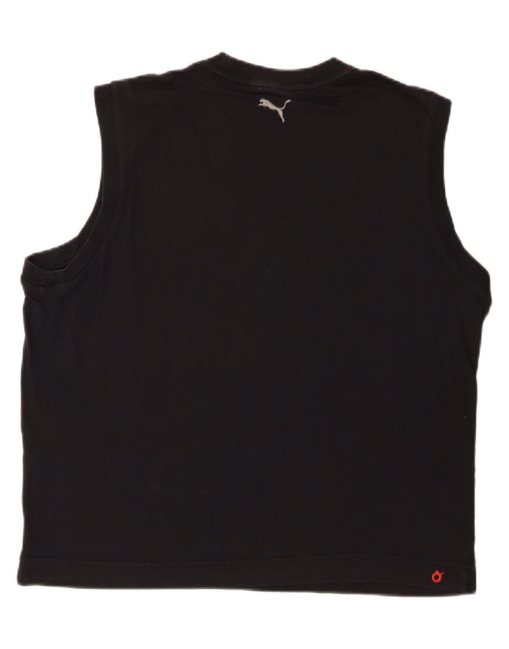 PUMA Mens Graphic Vest Top XL Black