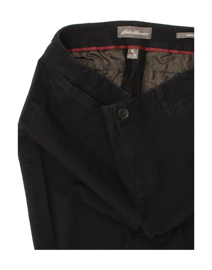 EDDIE BAUER Womens Casual Trousers US 12 Large W30 L33 Black Vintage Eddie Bauer and Second-Hand Eddie Bauer from Messina Hembry 