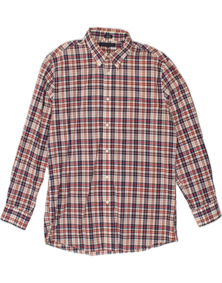 TOMMY HILFIGER Mens Slim Fit Shirt Size 16 1/2 32/33 Large Multicoloured Vintage Tommy Hilfiger and Second-Hand Tommy Hilfiger from Messina Hembry 