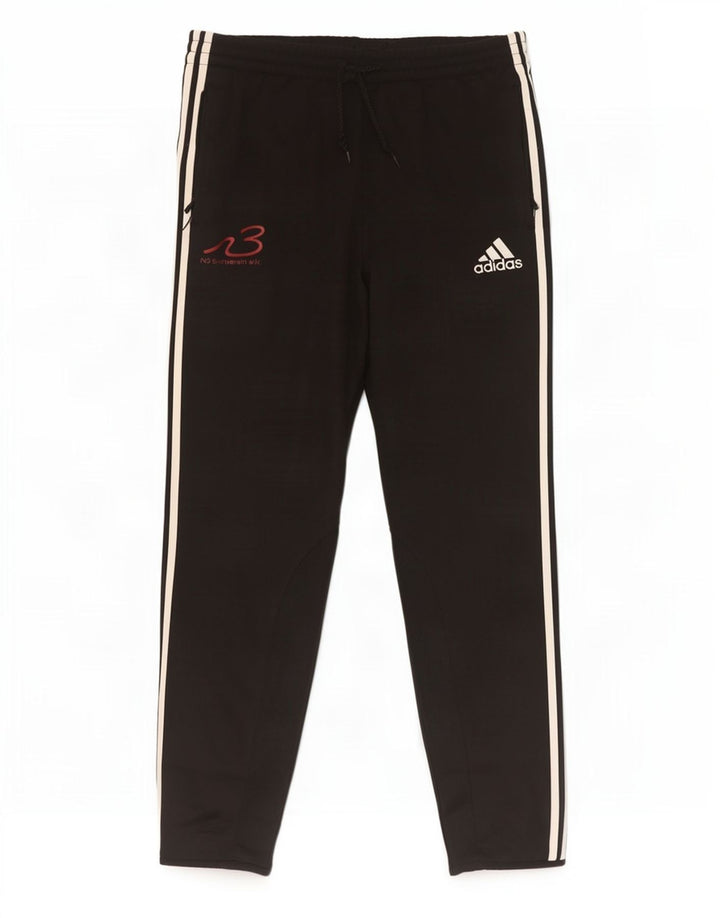 Adidas Mens Climacool Graphic Tracksuit Trousers Large Black Polyester