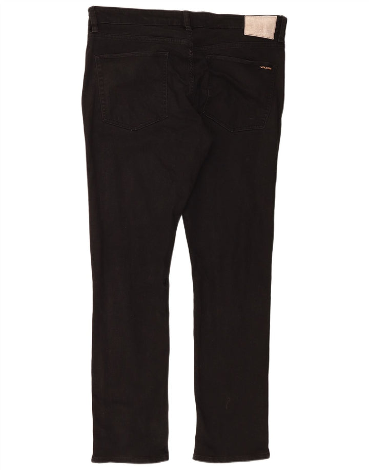 Volcom Mens Skinny Jeans W36 L32 Black Cotton