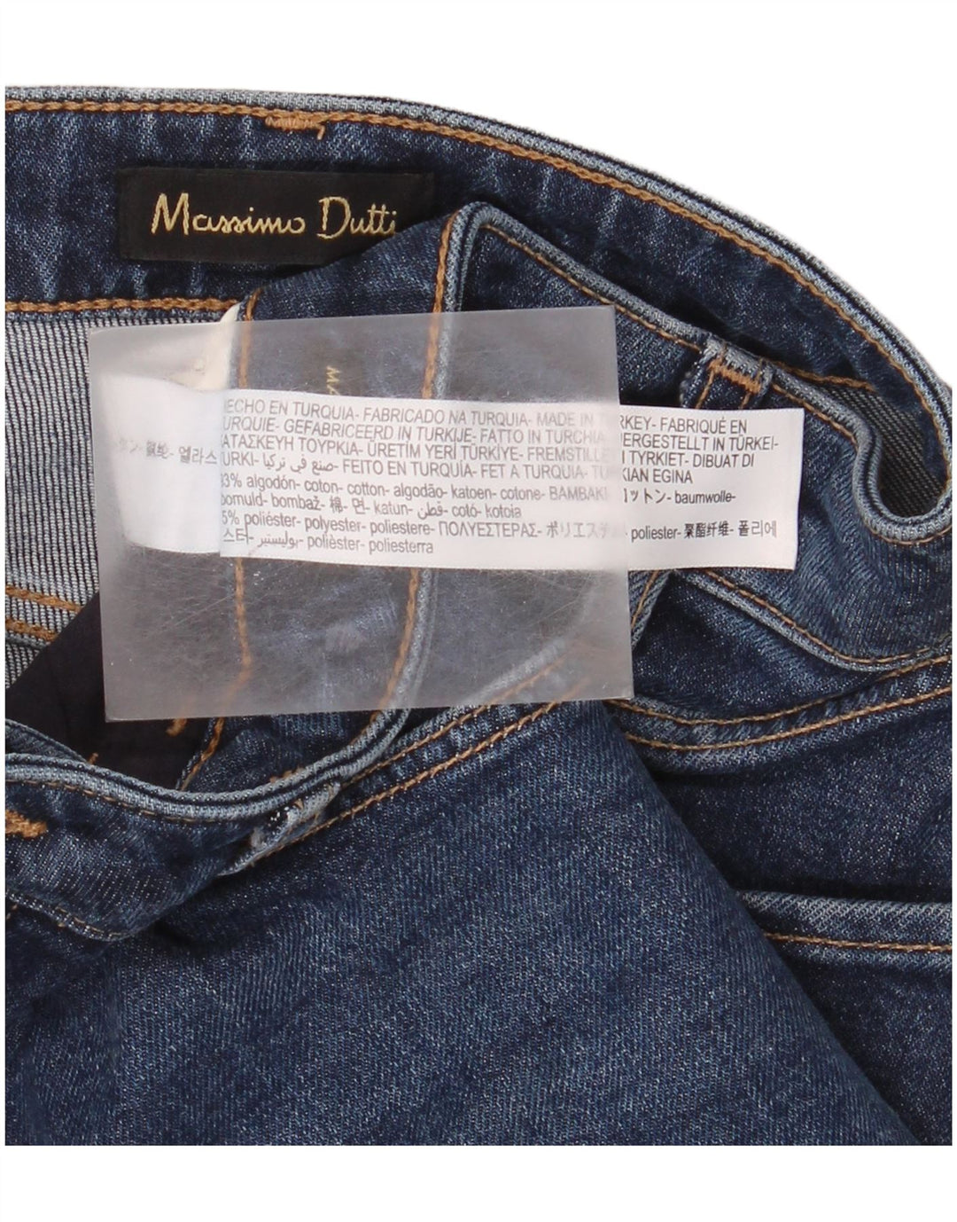 Massimo Dutti Womens Slim Jeans EU 40 Medium W30 L30 Blue Cotton