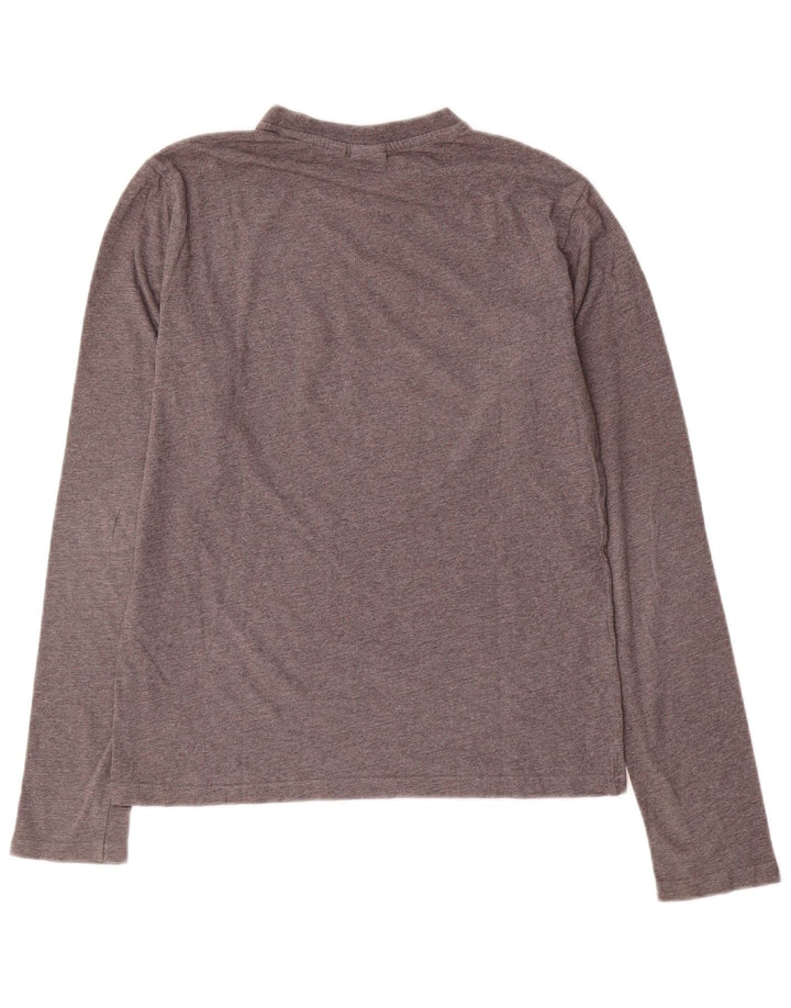 North Sails Boys Graphic Top Long Sleeve 13-14 Years Grey Cotton