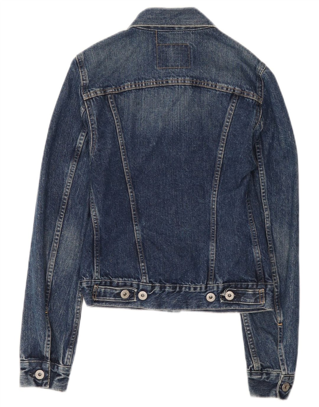 Replay Womens Denim Jacket UK 6 XS Blue Cotton