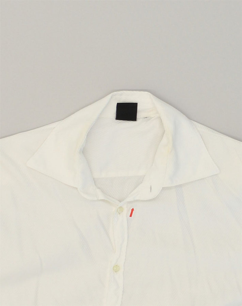 GIANFRANCO FERRE Mens Shirt Size 15/1/2 39 Medium White Cotton | Vintage Gianfranco Ferre | Thrift | Second-Hand Gianfranco Ferre | Used Clothing | Messina Hembry 