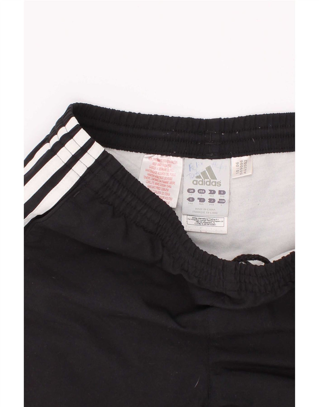 Adidas Boys Sport Shorts 9-10 Years Black Polyester