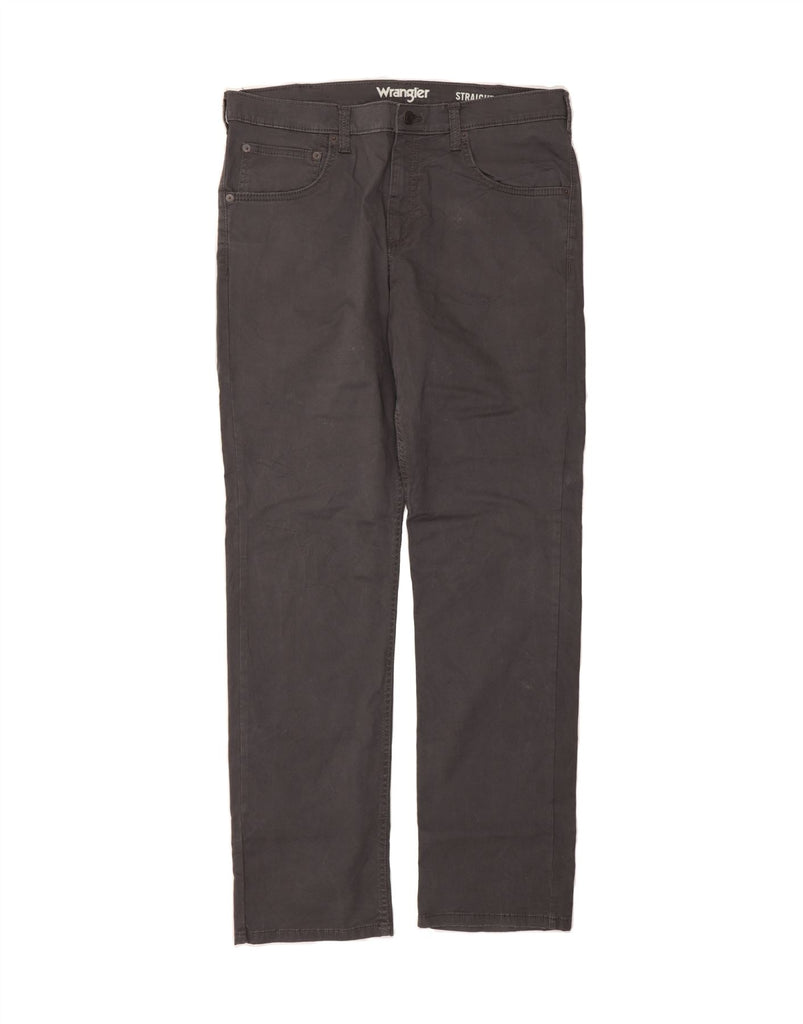 WRANGLER Mens Straight Jeans W34 L34 Grey Cotton Vintage Wrangler and Second-Hand Wrangler from Messina Hembry 