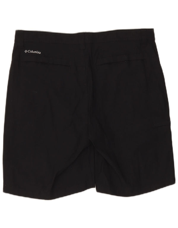 Columbia Mens Omni-Shield Cargo Shorts W36 Large Black Nylon