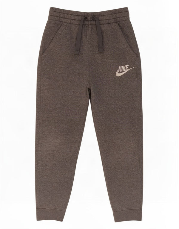 Nike Boys Tracksuit Trousers Joggers 6-7 Years XS Grey Flecked Cotton