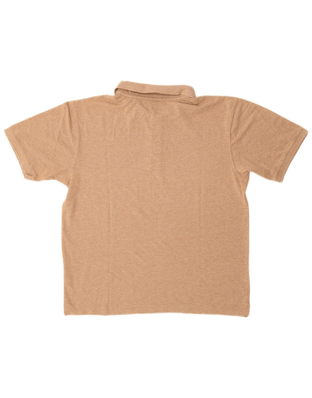 Champion Mens Polo Shirt Large Beige Cotton