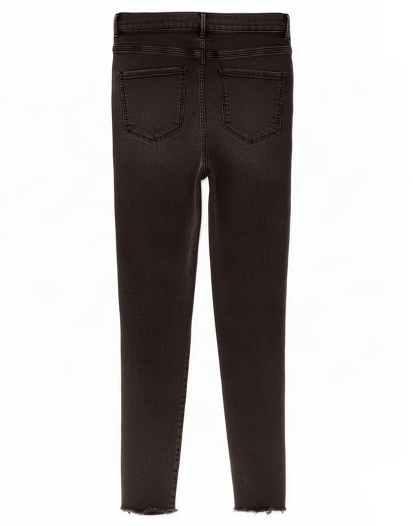 Zara Womens Distressed Skinny Jeans EU 44 XL W34 L28 Grey