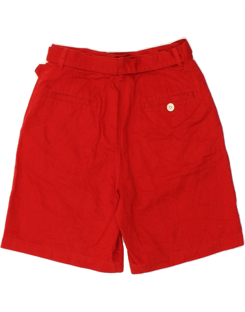 RALPH LAUREN Womens Chino Shorts US 4 Small W26 Red Cotton | Vintage Ralph Lauren | Thrift | Second-Hand Ralph Lauren | Used Clothing | Messina Hembry 