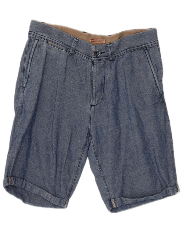 Refrigiwear Womens Regular Chino Shorts W30 Medium Blue Cotton