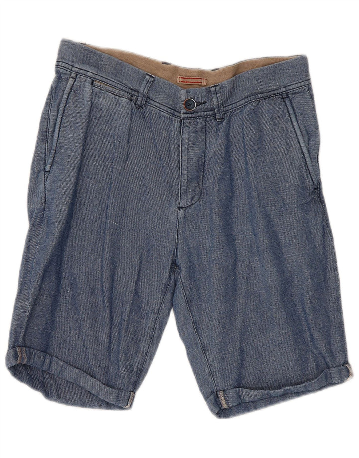 Refrigiwear Womens Regular Chino Shorts W30 Medium Blue Cotton