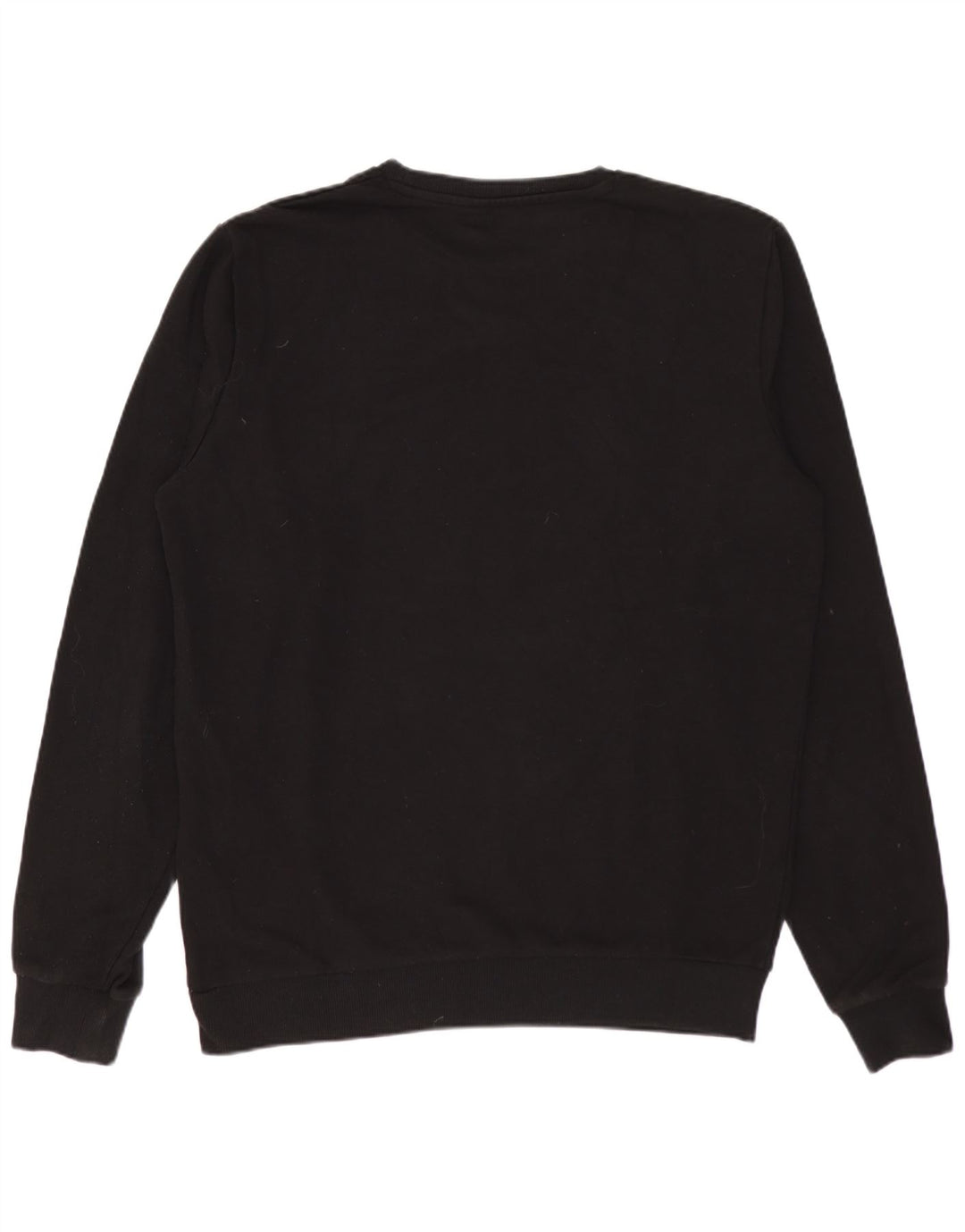 Kappa Mens Sweatshirt Jumper Medium Black Cotton