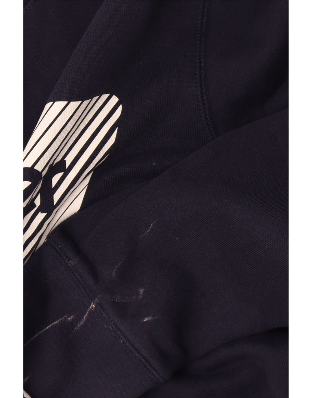 Wrangler Mens Graphic Sweatshirt Jumper Medium Navy Blue Cotton