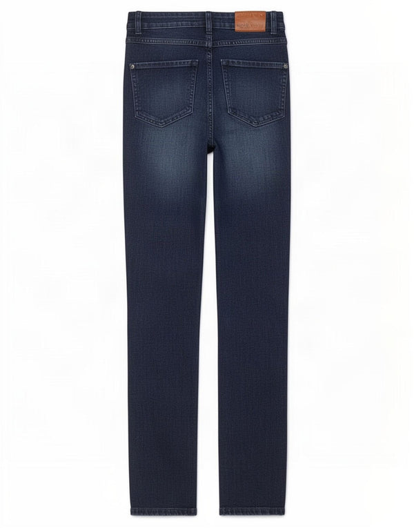 Zara Womens High Rise Slim Jeans EU 36 XS W26 L31 Navy Blue