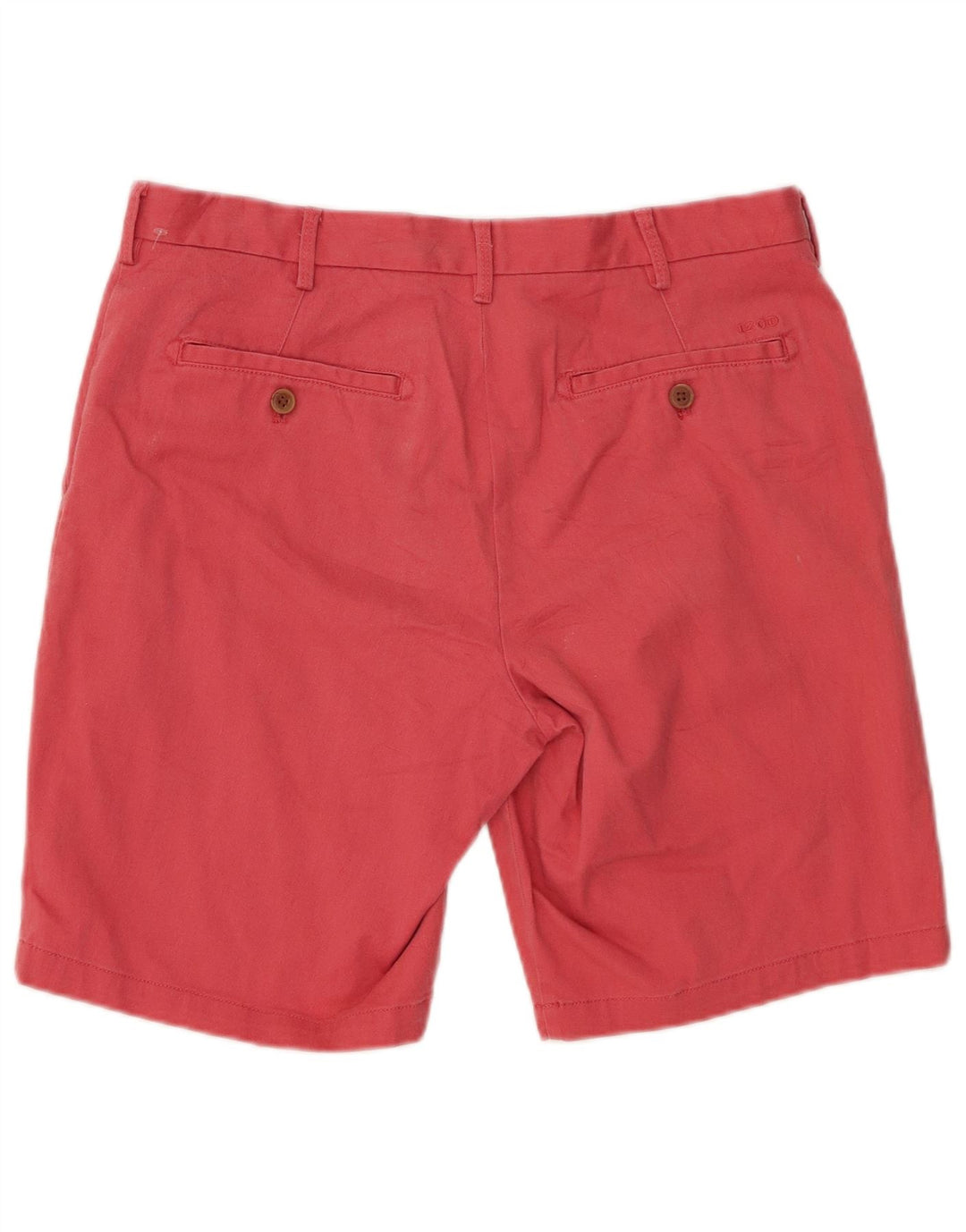 IZOD Mens Chino Shorts W32 Medium  Red Cotton