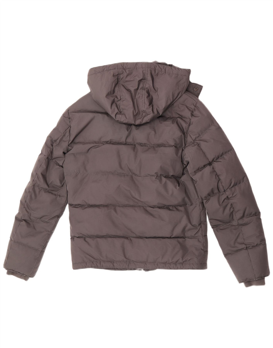 Sisley Mens Hooded Padded Jacket UK 36 Small Grey Polyester