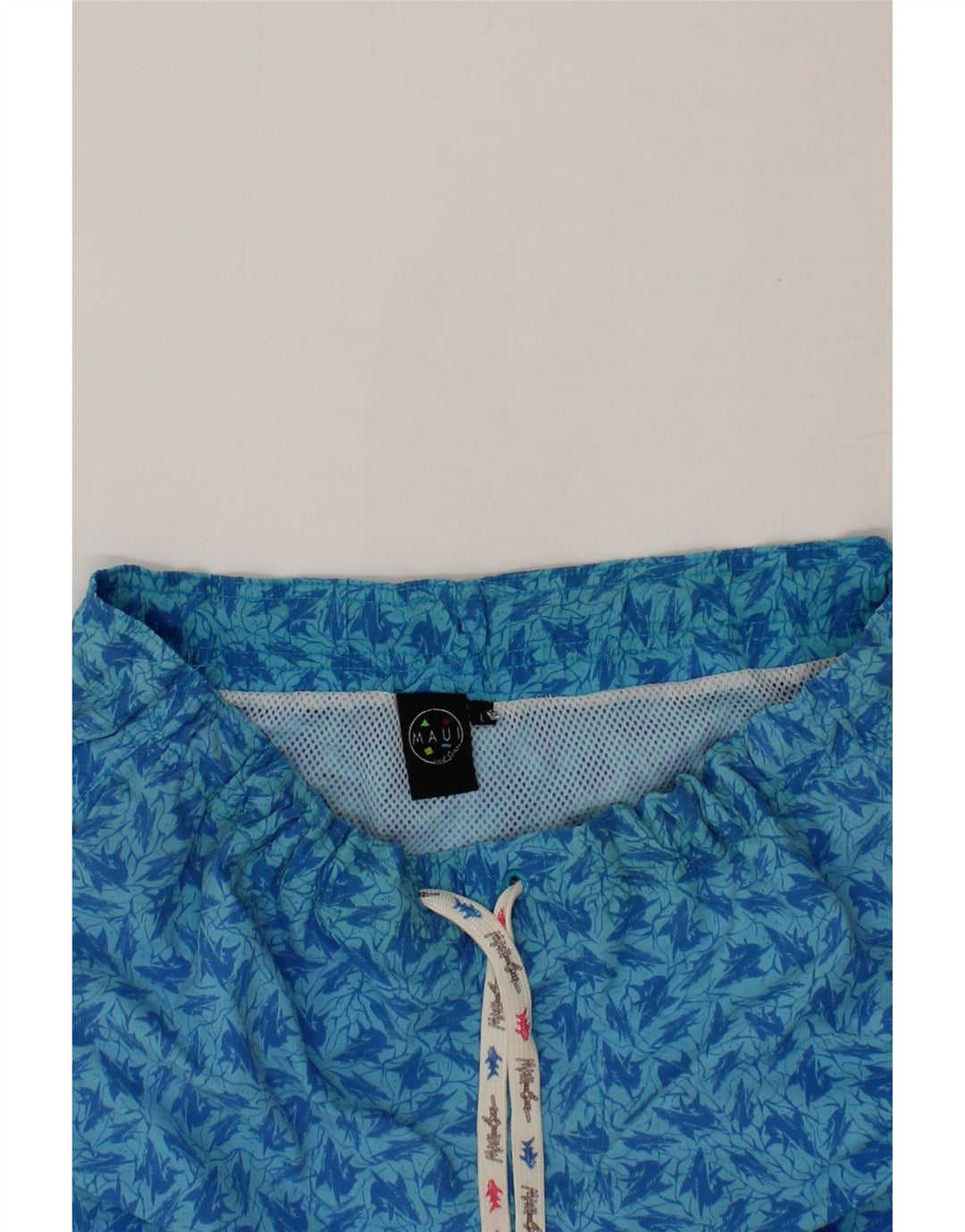 MAUI AND SONS Mens Graphic Swimming Shorts Large Blue Vintage Maui and Sons and Second-Hand Maui and Sons from Messina Hembry 